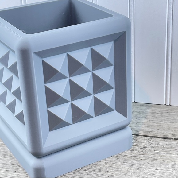 The Nova Square Planter, Flower Pot, Planter with Tray, Succulent, 4” Opening - Picture 3 of 10